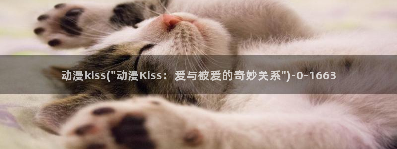 无限动漫：动漫kiss(\